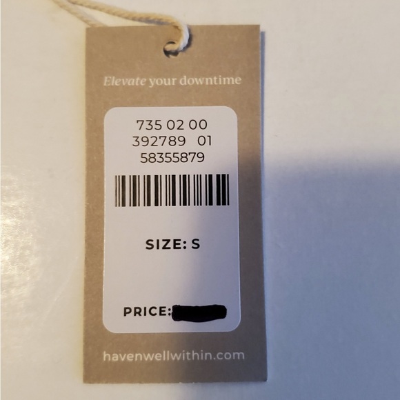 Talbots Haven Well Within 100% Organic Cotton Waffle Blue Sweatshirt. Small. NWT - Picture 2 of 5